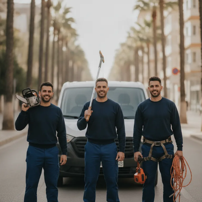 Tala de Árboles equipo en Realejo Alto
